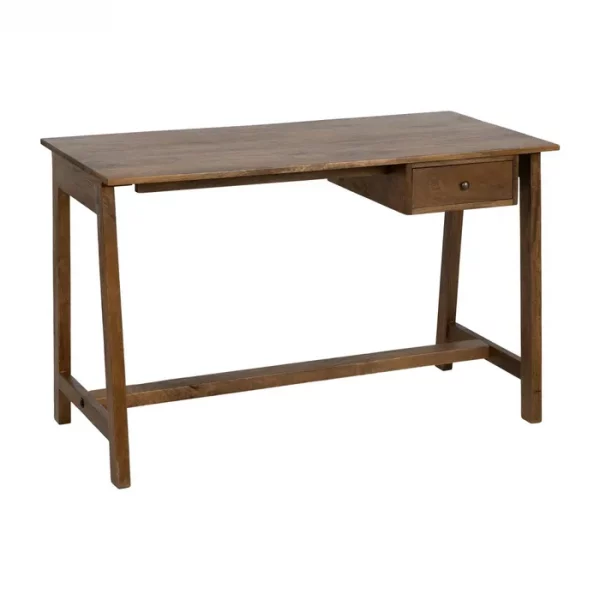 ESCRITORIO NATURAL MADERA DE MANGO 120 X 60 X 78 CM - Imagen 3