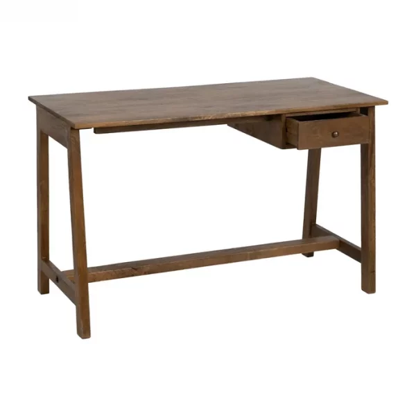 ESCRITORIO NATURAL MADERA DE MANGO 120 X 60 X 78 CM - Imagen 4