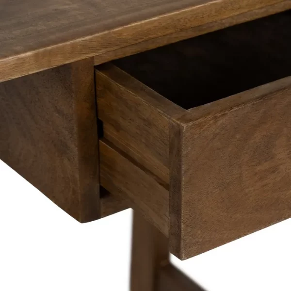 ESCRITORIO NATURAL MADERA DE MANGO 120 X 60 X 78 CM - Imagen 6