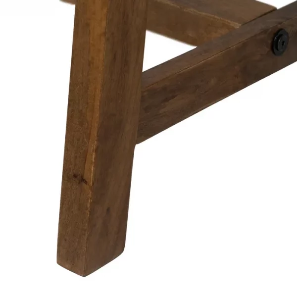 ESCRITORIO NATURAL MADERA DE MANGO 120 X 60 X 78 CM - Imagen 9
