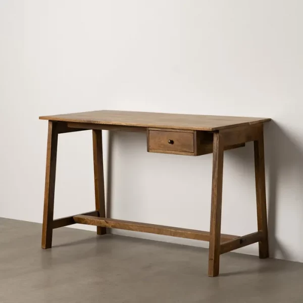 ESCRITORIO NATURAL MADERA DE MANGO 120 X 60 X 78 CM - Imagen 2