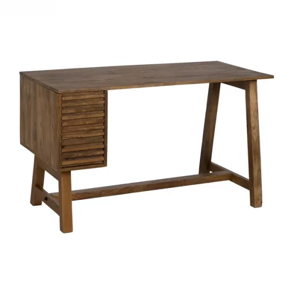 ESCRITORIO NATURAL MADERA DE MANGO 125 X 60 X 75 CM - Imagen 3