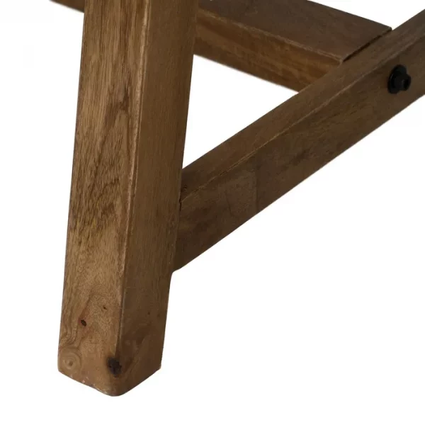 ESCRITORIO NATURAL MADERA DE MANGO 125 X 60 X 75 CM - Imagen 7
