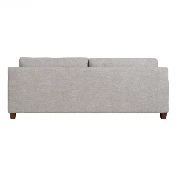 SOFÁ 3 PLAZAS GRIS TEJIDO-MADERA 221 X 90 X 87 CM - Imagen 5