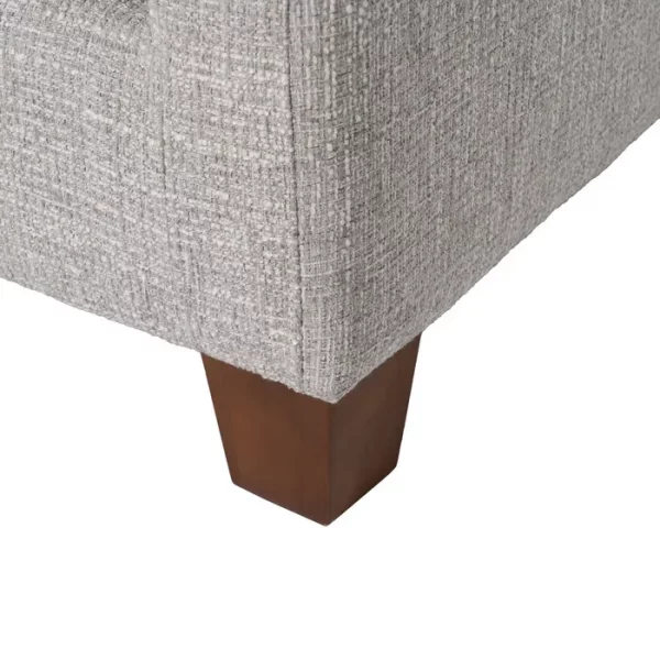 SOFÁ 3 PLAZAS GRIS TEJIDO-MADERA 221 X 90 X 87 CM - Imagen 12