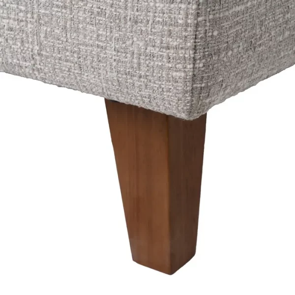 SOFÁ CHAISE LONGUE GRIS TEJIDO-MADERA 240 X 155 X 86 CM - Imagen 14