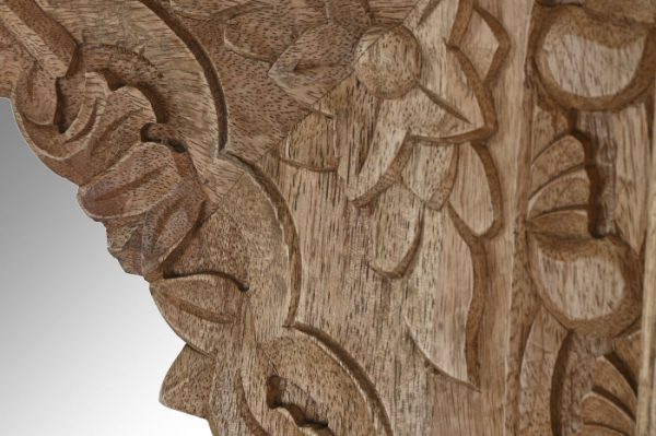 ESPEJO MDF CRISTAL 70X4X120 TALLADO NATURAL - Imagen 3