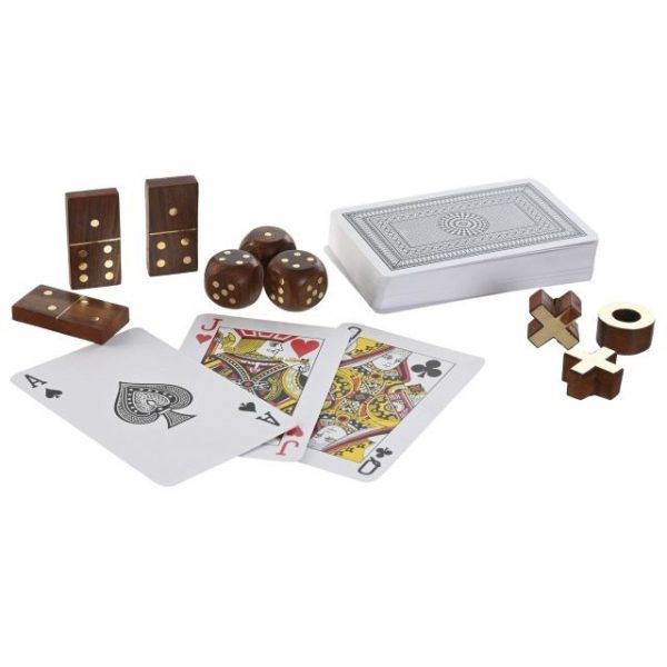 JUEGO SET 5 SHEESHAM CRISTAL 16X12X7 4 JUEGOS - Imagen 3