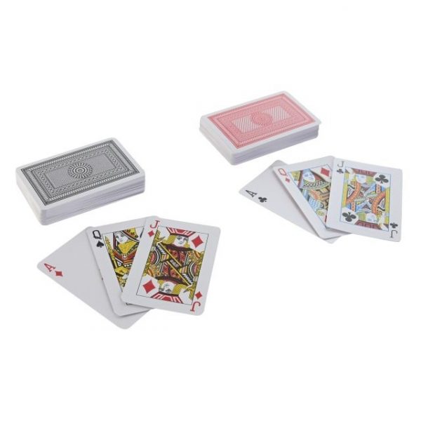 JUEGO SET 2 SHEESHAM METAL 16X11X4 CARTAS MARRON - Imagen 3