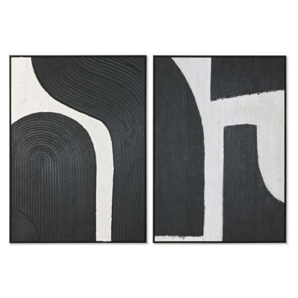 CUADRO MADERA LIENZO 103X4,3X143 ABSTRACTO 2 SURT.