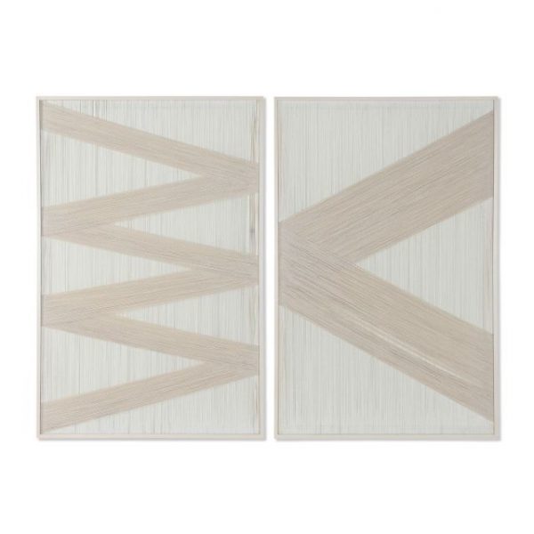 CUADRO ALGODON ABETO 80X3X120 ENMARCADO 2 SURT.