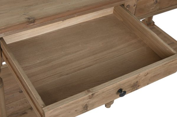 CONSOLA ABETO MADERA RECICLADA 200X55X78 - Imagen 3