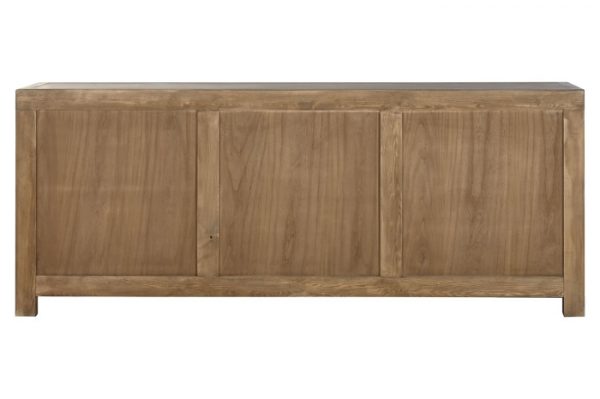 APARADOR OLMO MACIZO 215X44X88 6 PUE 3 CAJ - Imagen 3