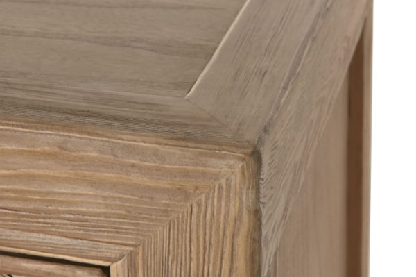 APARADOR OLMO MACIZO 215X44X88 6 PUE 3 CAJ - Imagen 10