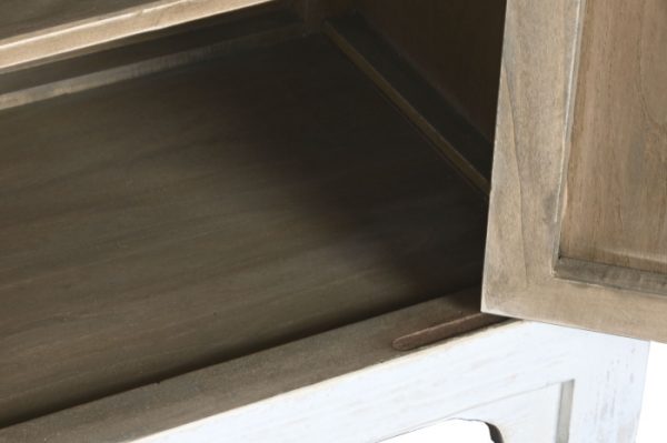 APARADOR OLMO MACIZO 220X42X85 6 PUE 4 CAJ - Imagen 10