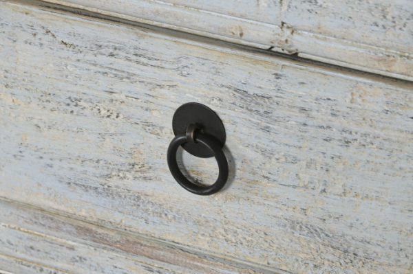 APARADOR OLMO MACIZO 220X45X85 6 PUE 6 CAJ - Imagen 11