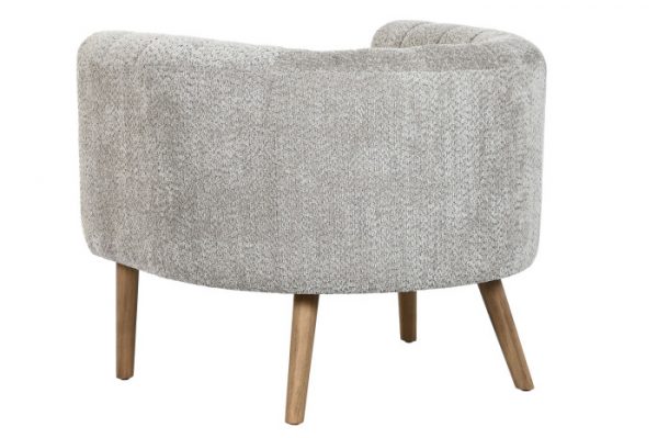 SILLON MADERA POLIESTER 79X72X67 GRIS - Imagen 3