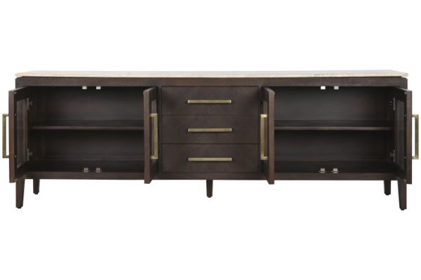 BUFFET MANGO MARMOL 200X40X70 TRAVERTINO - Imagen 3
