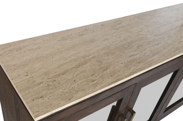 BUFFET MANGO MARMOL 180X40X85 TRAVERTINO - Imagen 5