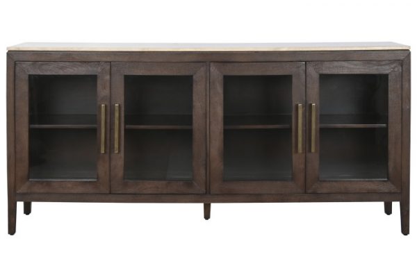 BUFFET MANGO MARMOL 180X40X85 TRAVERTINO - Imagen 2