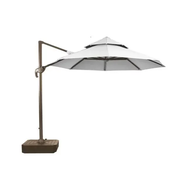 PARASOL ALUMINIO 290X350X280 220 GSM, LED + BASE G