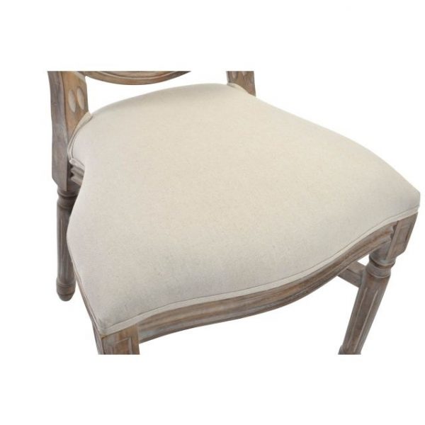 SILLA RUBBERWOOD LINO 50X46X96 REJILLA BEIGE - Imagen 3
