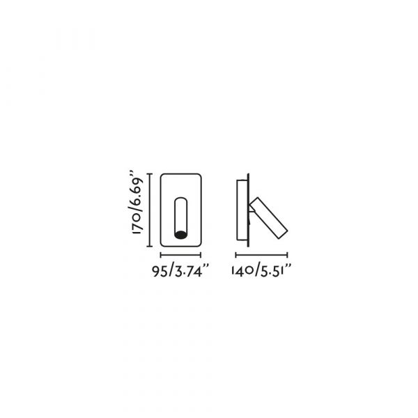 SUAU LECTOR NEGRO USB C LED 3W - Imagen 2