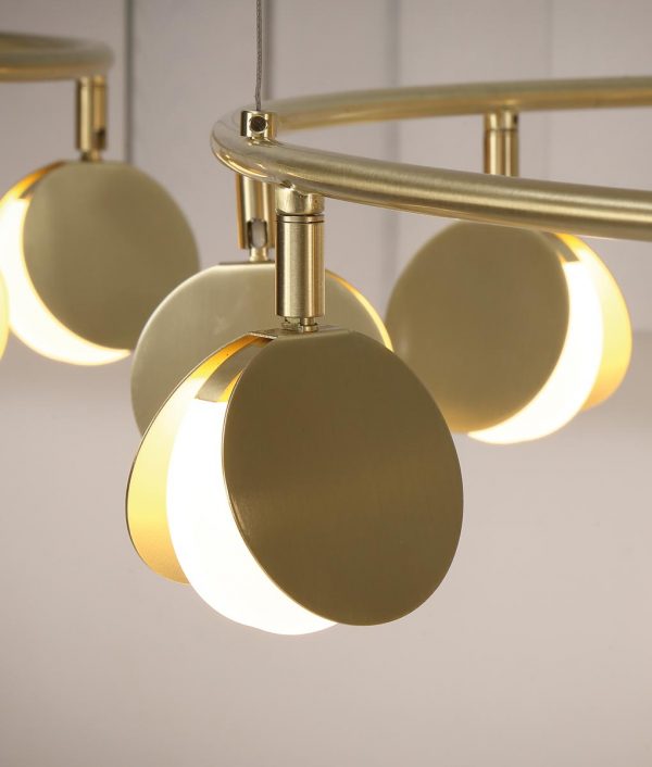 LÁMPARA LED 30W SHELL ORO 7262 MANTRA - Imagen 2