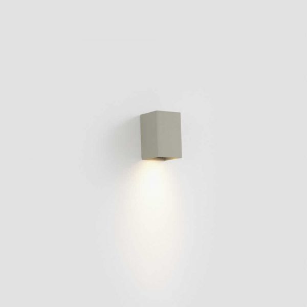LUNE APLIQUE CUADRADO GRIS LISO 1L 40532 FARO - Imagen 4