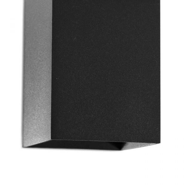 LUNE APLIQUE CUADRADO NEGRO LISO 1L 40531 FARO - Imagen 2