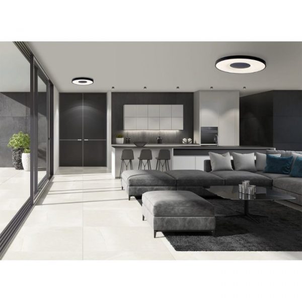PLAFÓN LED 56W COIN NEGRO 7567 MANTRA - Imagen 2