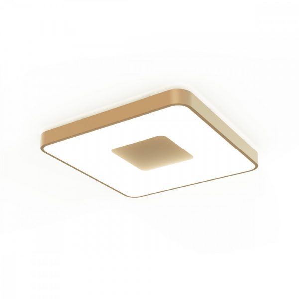PLAFÓN LED 100W COIN CUADRADO ORO 7925 MANTRA - Imagen 2