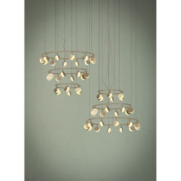 LÁMPARA LED 120W SHELL ORO 7355 MANTRA - Imagen 2