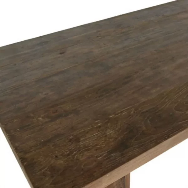 MESA COMEDOR TECA RECICLADA 220X90X78 - Imagen 5
