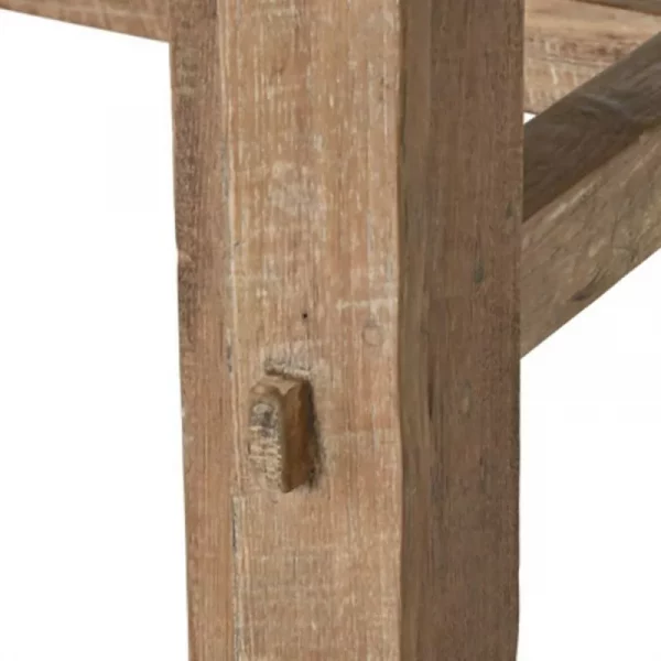 MESA COMEDOR TECA RECICLADA 220X90X78 - Imagen 6