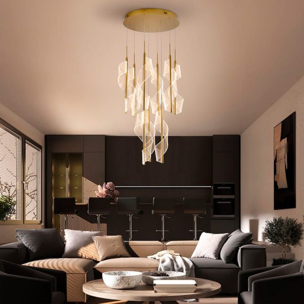 VELAS LAMPARA 9L ORO DIMABLE 351492 SCHULLER - Imagen 6
