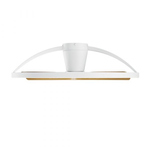 VENTILADOR NEPAL II BLANCO MADERA 9045 MANTRA - Imagen 2