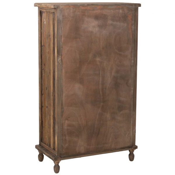 VITRINA MADERA 2 PUERTAS Y 1 CAJÓN 80X42X138CM - Imagen 3