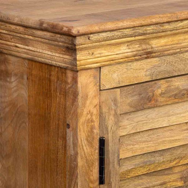 APARADOR MADERA 2 PUERTAS 3 CAJONES 180x40x95 - Imagen 6