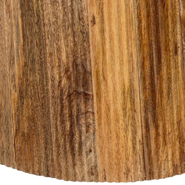 MESA COMEDOR MADERA MANGO REDONDA +92332 120X76CM - Imagen 5