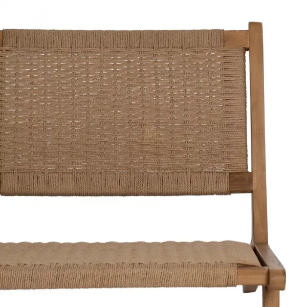 BUTACA NATURAL MADERA 60 X 93 X 64 CM - Imagen 6
