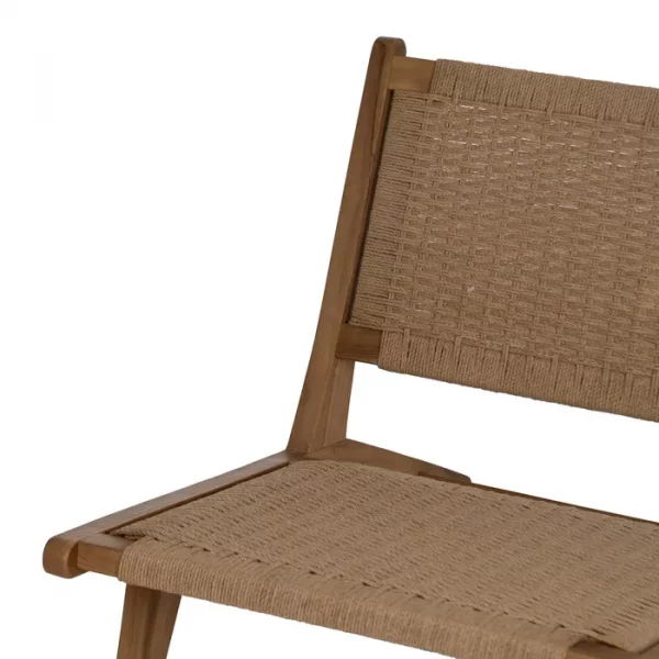 BUTACA NATURAL MADERA 60 X 93 X 64 CM - Imagen 7