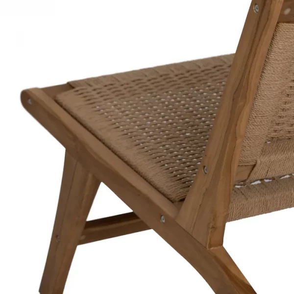 BUTACA NATURAL MADERA 60 X 93 X 64 CM - Imagen 10
