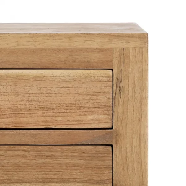 MESITA NATURAL MADERA MINDI DORMITORIO 45 X 35 X 55 CM - Imagen 8