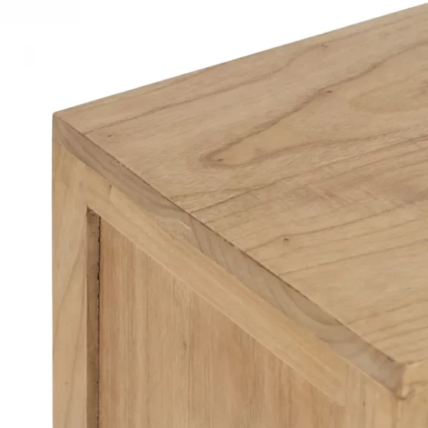 MESITA NATURAL MADERA MINDI DORMITORIO 60 X 35 X 65 CM - Imagen 6