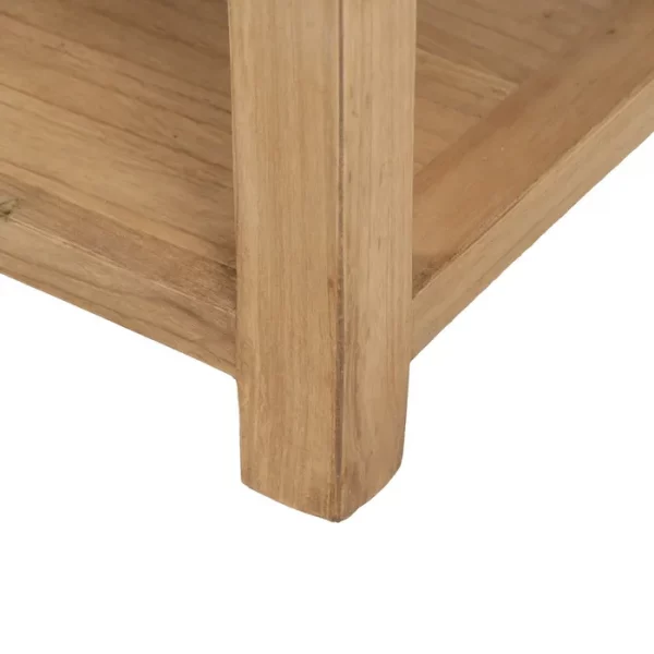 MESITA NATURAL MADERA MINDI DORMITORIO 60 X 35 X 65 CM - Imagen 11