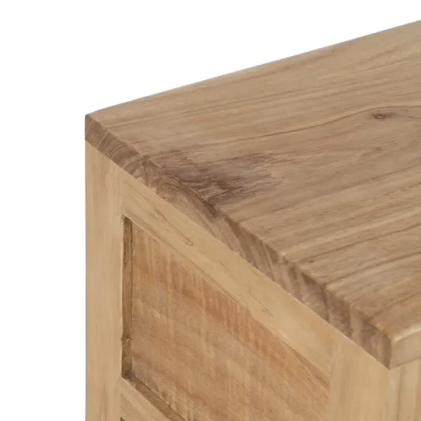 CONSOLA NATURAL MADERA MINDI ENTRADA 70 X 30 X 80 CM - Imagen 5