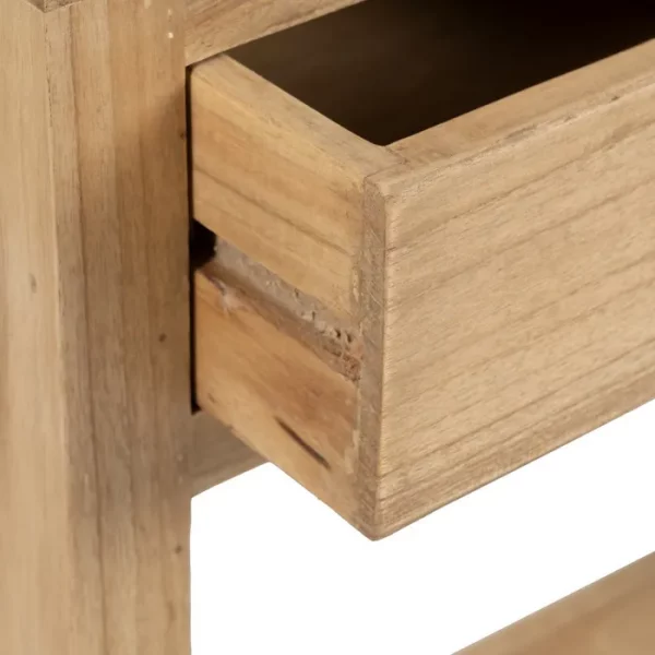 CONSOLA NATURAL MADERA MINDI ENTRADA 70 X 30 X 80 CM - Imagen 6