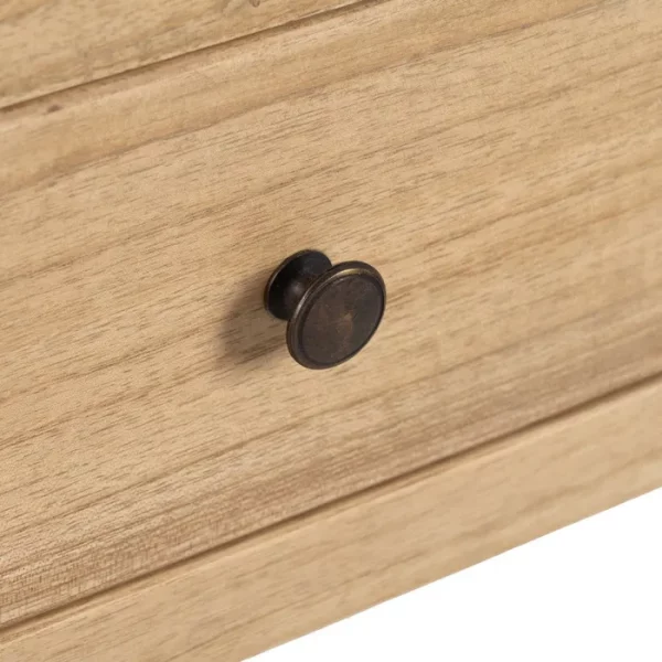 CONSOLA NATURAL MADERA MINDI ENTRADA 70 X 30 X 80 CM - Imagen 7