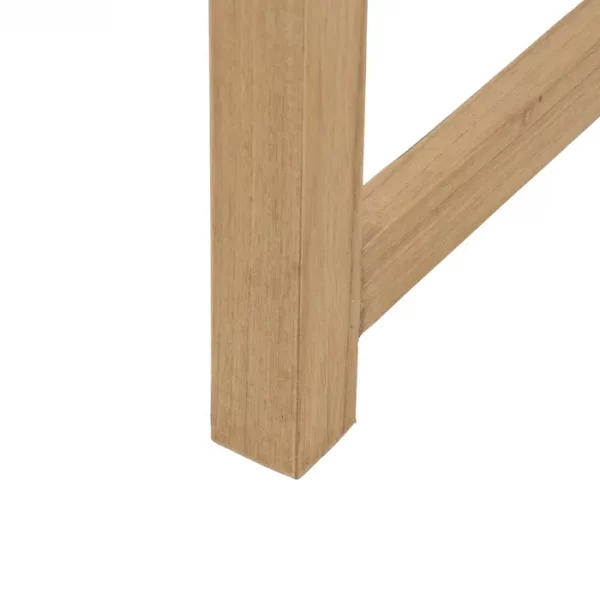 ESCRITORIO NATURAL MADERA MINDI 130 X 55 X 77 CM - Imagen 11